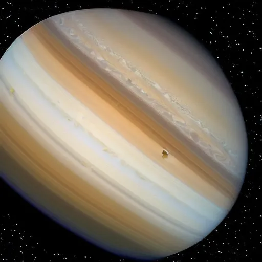 Prompt: Collision of Saturn and Jupiter