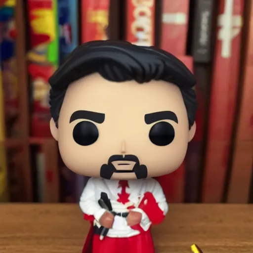 Prompt: Justin Trudeau Funko pop super detailed