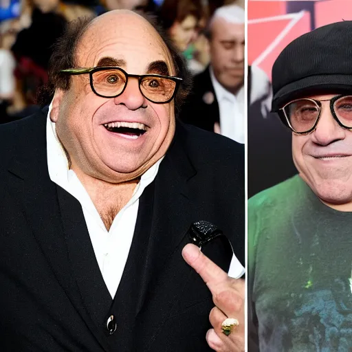 Prompt: danny devito as anthony kiedis