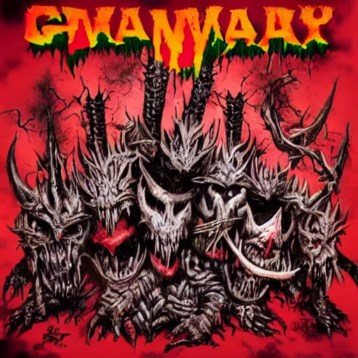 Image similar to gwar album cover