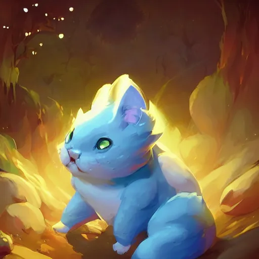 Prompt: fat tabby cat wearing light blue boxers with white stars on them fanart ornate fantasy ori and the blind forest cover style official behance hd artstation by Jesper Ejsing, by RHADS, Makoto Shinkai and Lois van baarle, ilya kuvshinov, rossdraws pastel vibrant