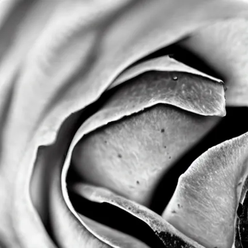 Image similar to award - winning macro of a beautiful black rose made of glowing molten magma