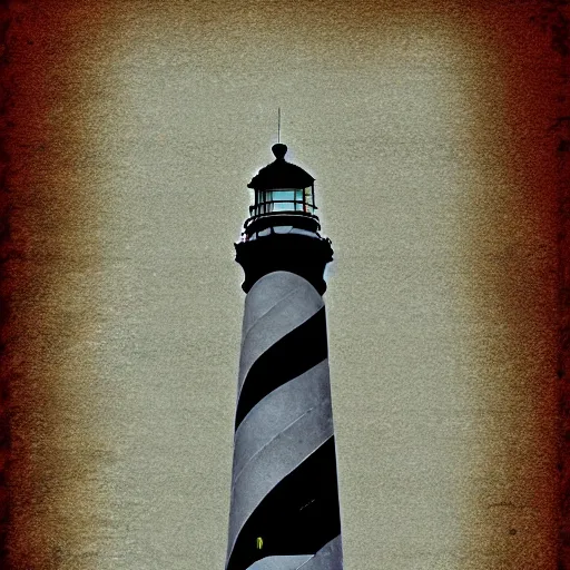 Image similar to cape reinga lighthouse, banksy, digital art