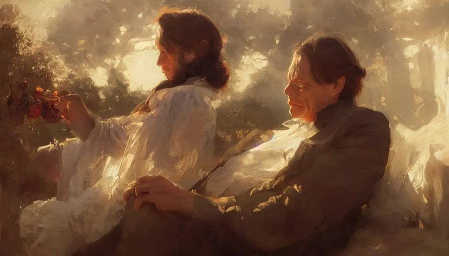 Image similar to beautiful portrait of anthropomorphic loaf of bread steve buscemi, art by anders zorn, wonderful masterpiece by greg rutkowski, beautiful cinematic light, american romanticism thomas lawrence, greg rutkowski