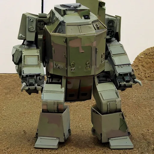 Image similar to fat military mech