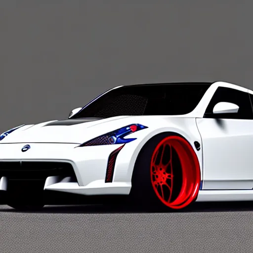 Image similar to a supercar based on the nissan 3 7 0 z and acura nsx! by ash thorp