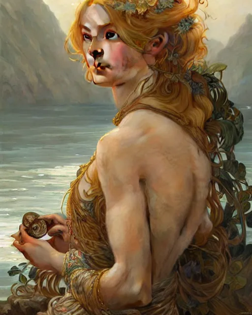 Image similar to portrait of an island made of blonde women, real life skin, intricate, elegant, highly detailed, artstation, concept art, smooth, sharp focus, art by artgerm and greg rutkowski and alphonse mucha
