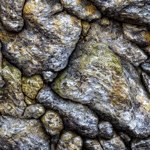 Prompt: wet rock textures