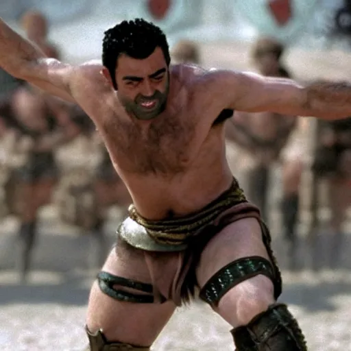 Image similar to still of xavi hernandez in gladiator ( 2 0 0 0 )