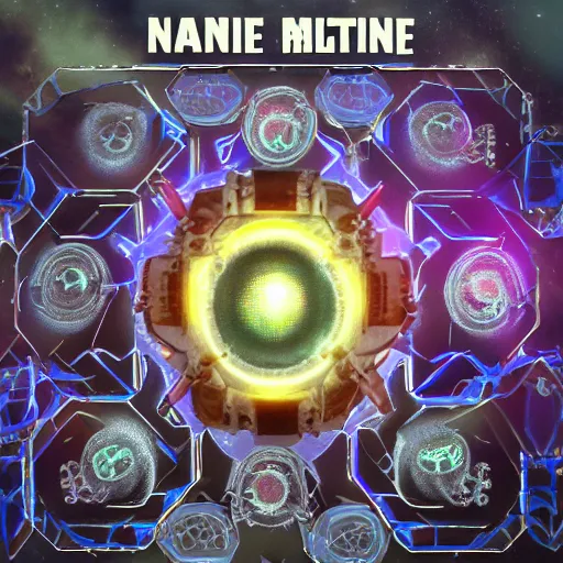 Prompt: nanite machine brains