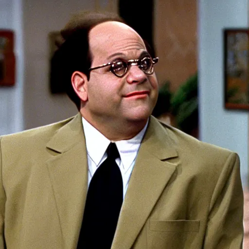 Prompt: George Costanza on Seinfeld