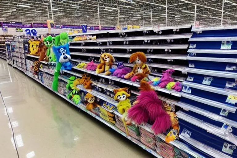 Image similar to photo of fursuits for sale at walmart