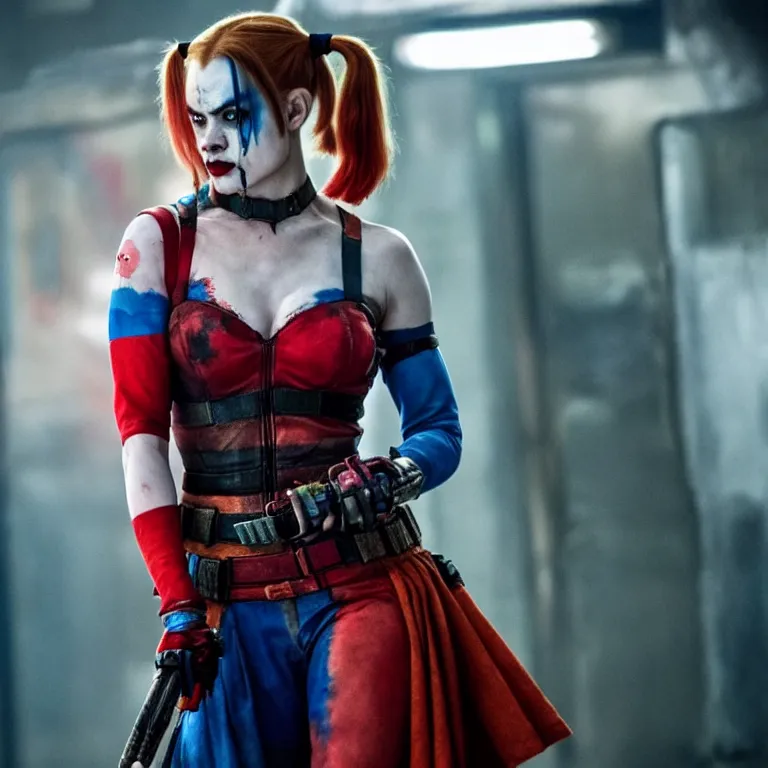 Image similar to Ruth Wilson as Harley Quinn in Suicide Squad