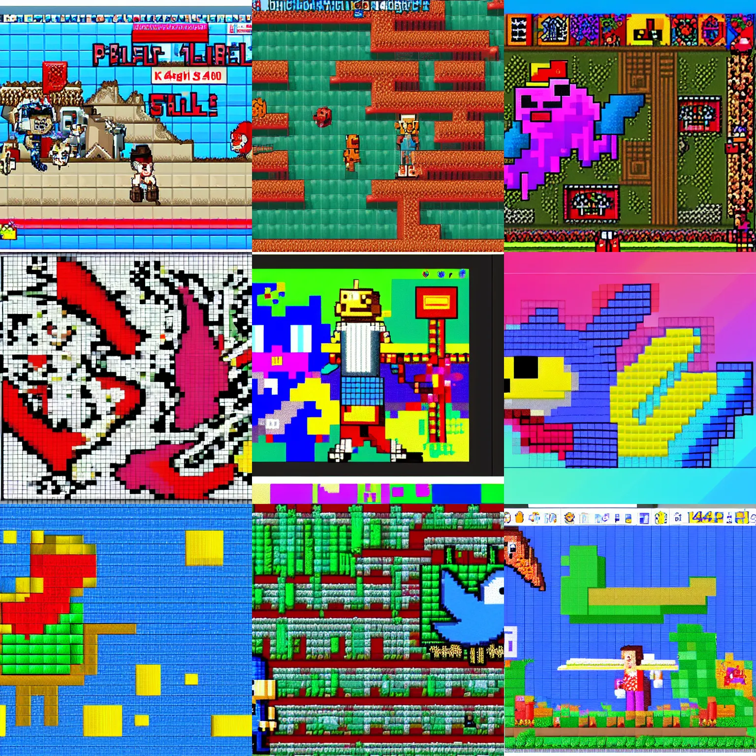 64 bit Pixel Art Sharp 4k Trending On Twitter Stable Diffusion 