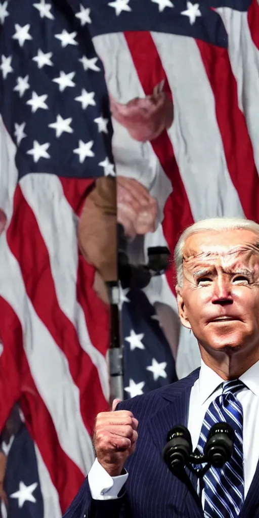 Image similar to muscular Joe biden