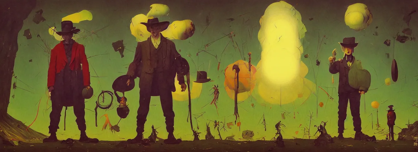 Image similar to full - body portrait surreal colorful clay fighting artstation rpg hatter character concept art anatomy, action pose, very coherent and colorful high contrast masterpiece by norman rockwell franz sedlacek hieronymus bosch dean ellis simon stalenhag rene magritte gediminas pranckevicius, dark shadows, sunny day, hard lighting, reference sheet white! background