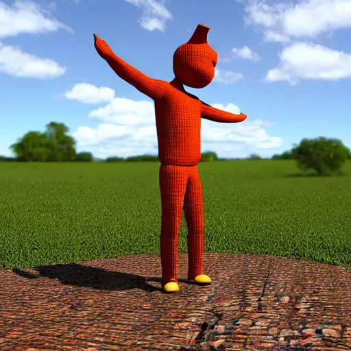 Prompt: 3D render T-pose