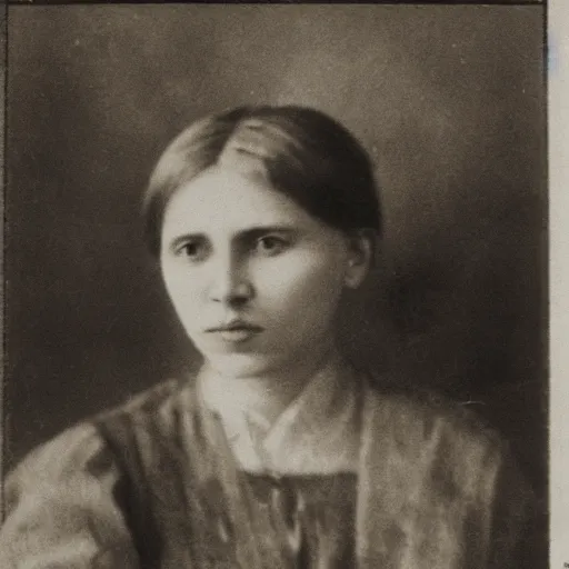 Image similar to daughter of lesya ukrainka and olga kobylianska