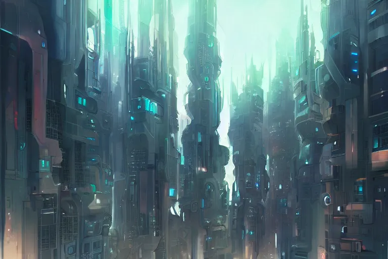 Image similar to futuristic city, by loish trending on artstation deviantart