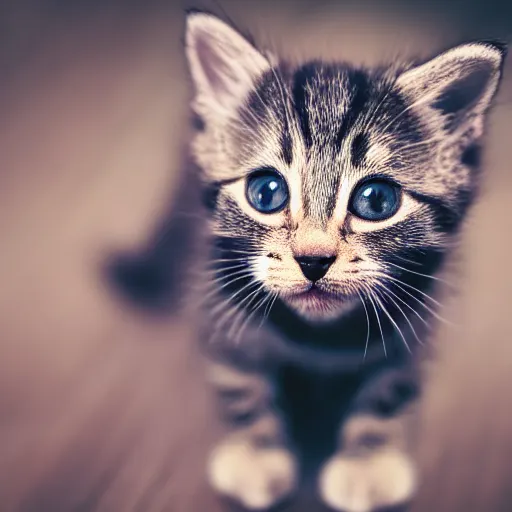 Image similar to kitten that is too adorable, photo, f1.8 50mm prime, detailed, 4k