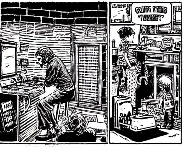 Image similar to robert crumb