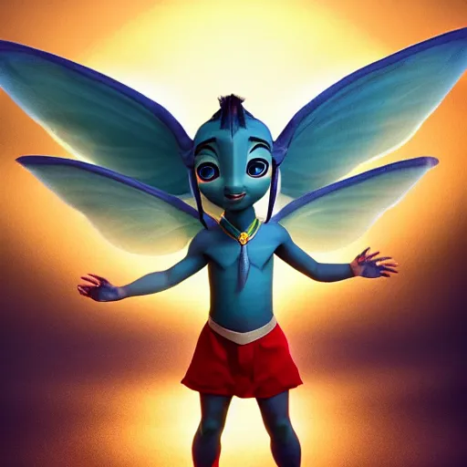 Prompt: full body pose, hyperrealistic photograph of a cute baby navi from avatar, dim volumetric lighting, 8 k, octane beautifully detailed render, extremely hyper detailed, intricate, epic composition, cinematic lighting, masterpiece, trending on artstation, very very detailed, stunning, hdr, smooth, sharp focus, high resolution, award, winning photo, dslr, 5 0 mm