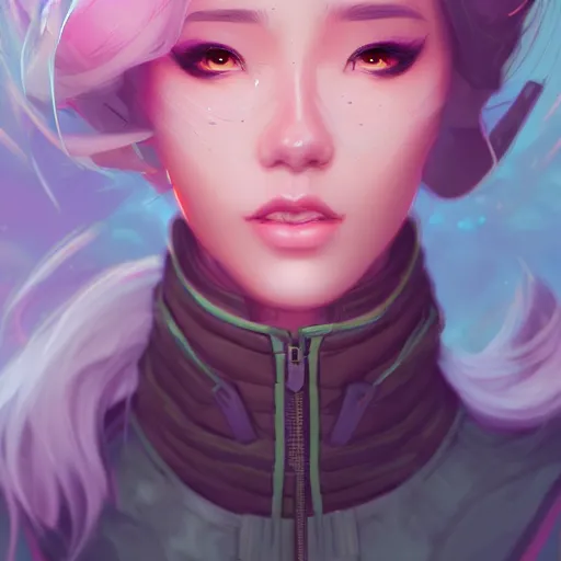 Image similar to a portrait of a beautiful pilot, art by lois van baarle and loish and ross tran and rossdraws and sam yang and samdoesarts and artgerm and saruei, digital art, highly detailed, intricate, sharp focus, Trending on Artstation HQ, deviantart, unreal engine 5, 4K UHD image