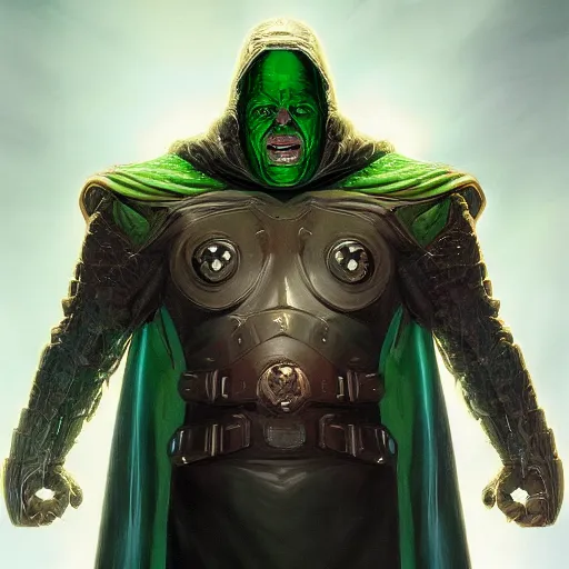 Prompt: doctor doom from marvel, au naturel, hyper detailed, digital art, trending in artstation, cinematic lighting, studio quality, smooth render, unreal engine 5 rendered, octane rendered, art style by klimt and nixeu and ian sprigger and wlop and krenz cushart