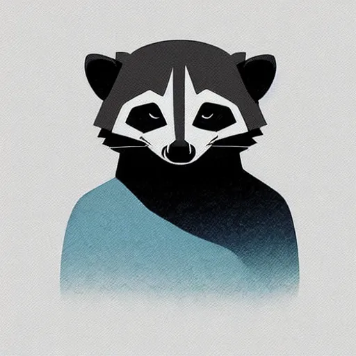 Prompt: raccoon. clean cel shaded vector art. shutterstock. behance hd by lois van baarle, artgerm, helen huang, by makoto shinkai and ilya kuvshinov, rossdraws, illustration,