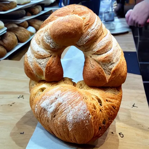 Prompt: bread in the shape of a poo