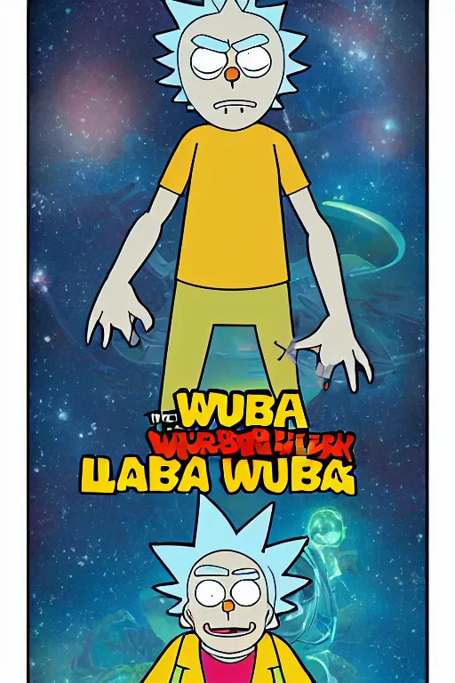 Image similar to wubba lubba dub dub