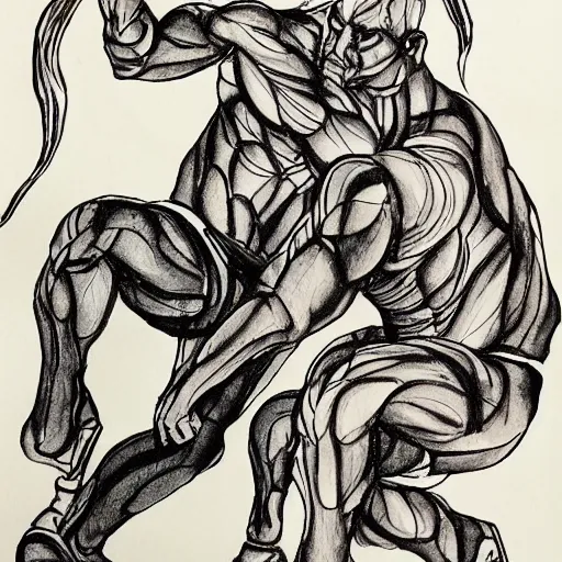 Prompt: emotional movement of muscle panthers, ink painting, in style of thawan duchanee, high quality,