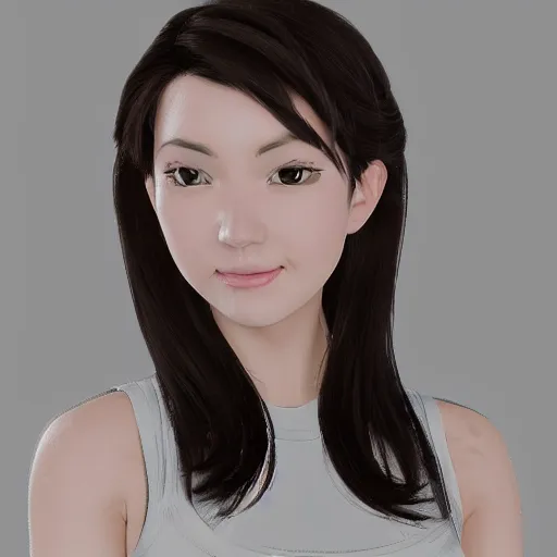 Prompt: haruka gracia if she were a real person. photorealistic.