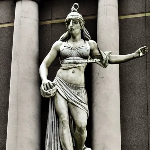 Image similar to the nike goddess of victory