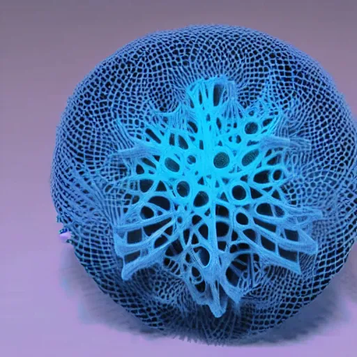 Image similar to reaction diffusion houdini 3 d printed