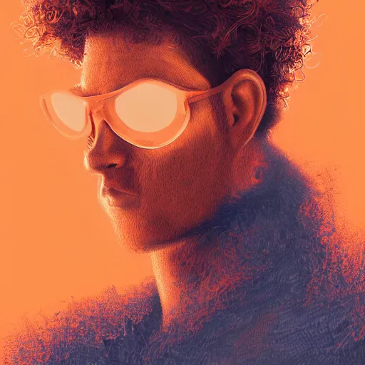 Prompt: illustration of curly orange hair men as a pixar film poster, cool pose, smooth, intricate, octane, reflects, masterpiece artwork, ultra detailed, artgerm, digital art, trending on artstation, behance, deviantart