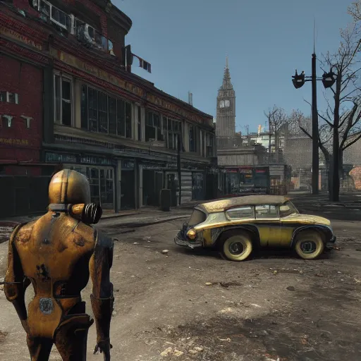 Image similar to fallout 4 mod set in london