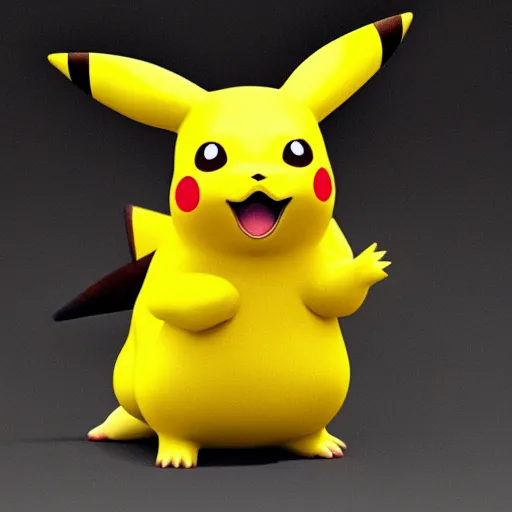 Prompt: Stunning photograph of a Pikachu, 8k, highly detailed