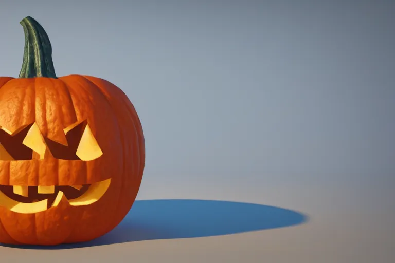 Image similar to a cute pumpkin, soft texture, pastel colours, colorful, cute, pixar animation style, detailed, soft light, octane render, 4 k