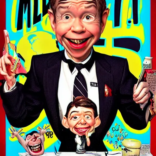 Image similar to Alfred E. Neuman in a new MaD magazine cover