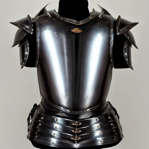 Image similar to black metallic duit of armour