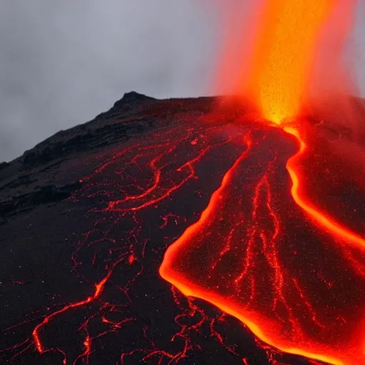 Image similar to volcano eruption made out of ice