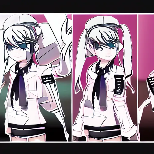 Image similar to concept art for a new danganronpa protagonist for a new danganronpa game, highly detailed