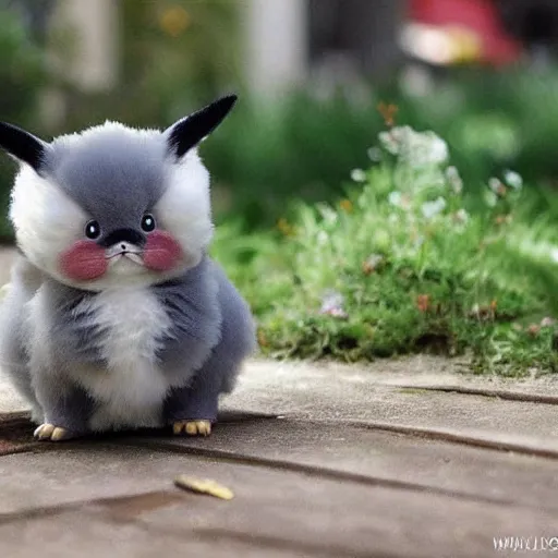 Image similar to real life Pokemon, fluffy, realistic