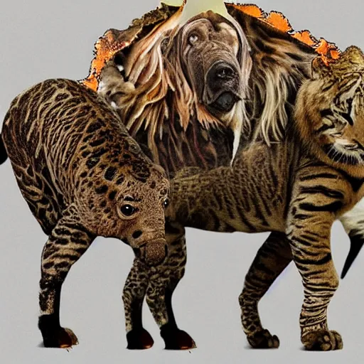 Image similar to all animal combined into one animal