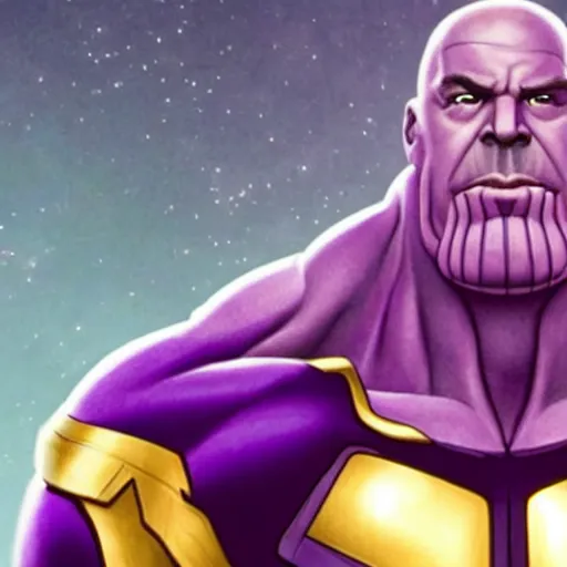 Prompt: Thanos as Jeff bezos from avengers