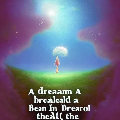 Prompt: a dream thats undreamable by the best dreamer of all dreams in the dream state