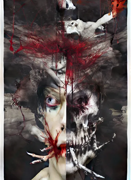 Image similar to death is not mercurial it's patient unlike life, a brutalist designed, gothic, rich deep colours, painted by francis bacon, adrian ghenie, james jean and petra cortright, part by gerhard richter, part by takato yamamoto. 8 k masterpiece