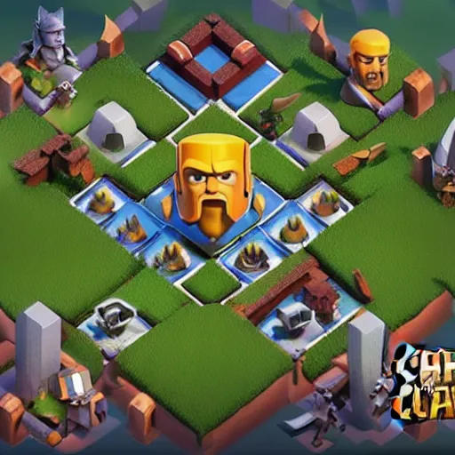 Image similar to clash of clans th 1 5 concept art