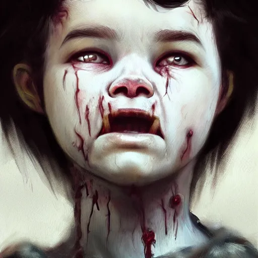 Image similar to head portrait of fresh faced young bjork as a zombie with large fluffy back - combed hair, 7 days to die zombie, gritty background, fine art, award winning, intricate, elegant, sharp focus, cinematic lighting, digital painting, 8 k concept art, art by michael hussar, art by brom, art by guweiz and z. w. gu, 8 k